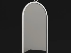 perusahaan cermin bassett ella cermin dinding Model 3D