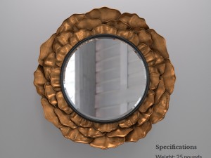 bassett mirror company niota wall mirror 3D Model