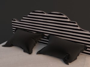 bed versailes Modello 3D