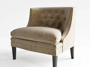 krzesło Bernharda Bursztynowego Model 3D