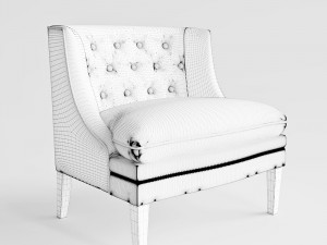 bernhard amber chair Modelo 3D