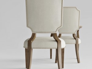 bernhard soho luxe arm chair Modelo 3D