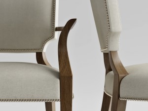 bernhard soho luxe arm chair Modelo 3D