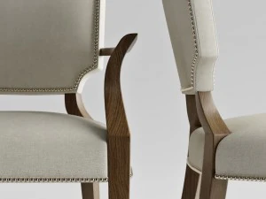bernhard soho luxe arm chair 3D Model