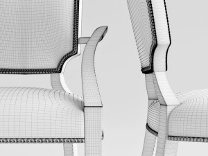 bernhard soho luxe arm chair Modelo 3D