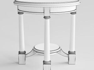 bernhardt round side table 3D Model
