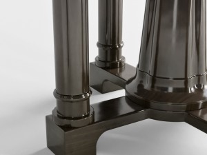 bernhardt sutton house round dining table top and bas 3D Model