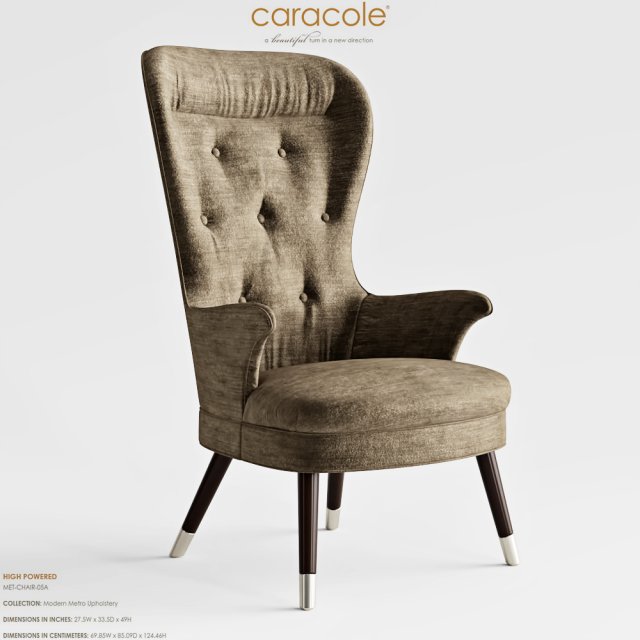 caracole high powered met chair-05a 3D Model .c4d .max .obj .3ds .fbx .stl .blend 