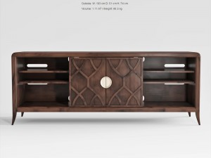 century furniture wilshire entertainment console Modelo 3D