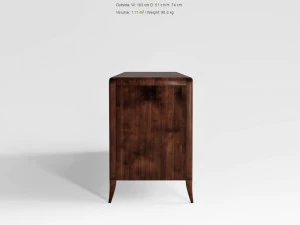 muebles del siglo consola de entretenimiento wilshire Modelo 3D