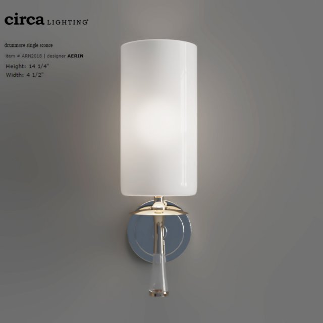 circa lighting drunmore single sconce Modelo 3D .c4d .max .obj .3ds .fbx .stl .blend 