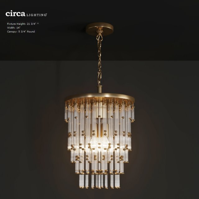 circa lighting mia 14 small pendant 3D Model .c4d .max .obj .3ds .fbx .stl .blend 