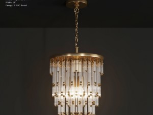 circa lighting mia 14 small pendant 3D Model