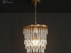 Mały wisiorek Circa Lighting Mia 14 Model 3D