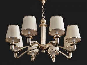 circa lighting tuileries chandelier aerin 3D Model