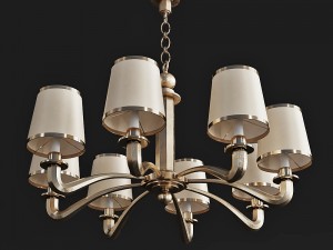 circa lighting tuileries chandelier aerin 3D Model
