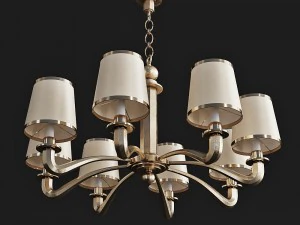 circa lighting tuileries chandelier aerin 3D Model