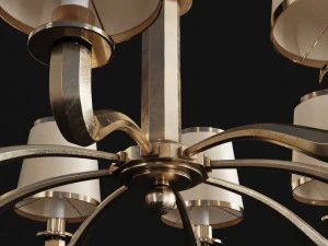circa lighting tuileries chandelier aerin 3D Model