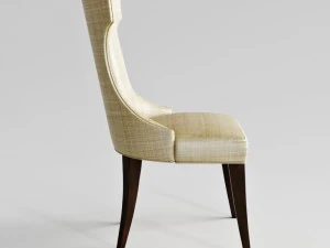 councill furniture elise side chair 3D Model