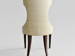councill furniture elise side chair 3D Model