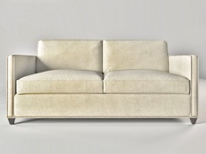 crate and barrel dryden full sleeper sofa Model 3D