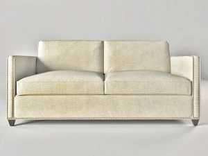 crate and barrel dryden full sleeper sofa 3D Model