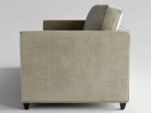 crate and barrel dryden full sleeper sofa Model 3D