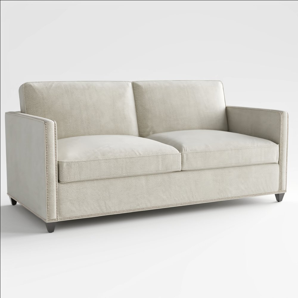 crate and barrel dryden full sleeper sofa 3D in 3DExport