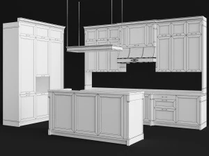 asso cat newstyle kitchen 3D Model