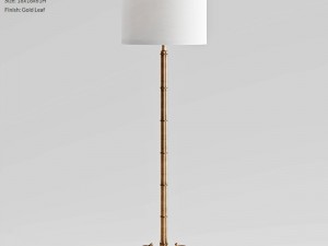 bassett mirror company linley floor lamp Modello 3D
