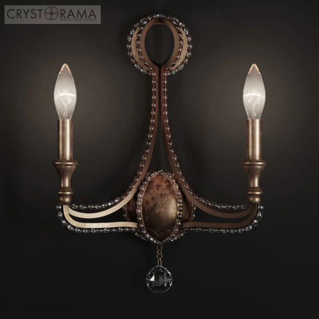 crystorama garland collection sconce 3D Model .c4d .max .obj .3ds .fbx .stl .blend 