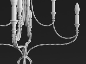 crystorama garland collection luster 3D Model