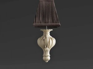 deco de france sconce 3D Model