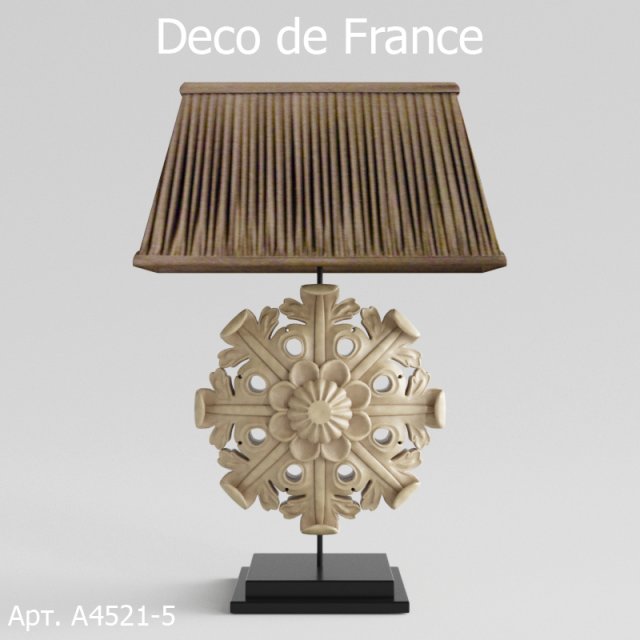 deco de france table lamp Modello 3D .c4d .max .obj .3ds .fbx .stl .blend 