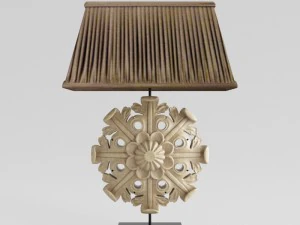 lampu meja deco de france Model 3D