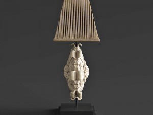 deco de france table lamp Modello 3D