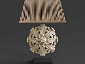 deco de france table lamp Modello 3D