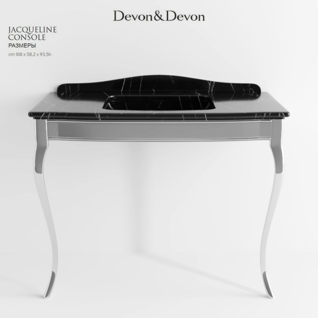 devondevon jacqueline console 3D 모델 .c4d .max .obj .3ds .fbx .stl .blend 