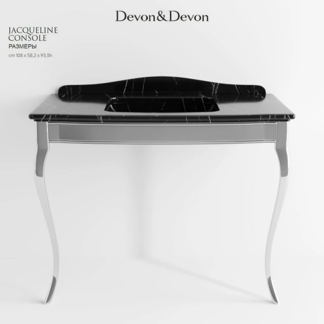 devondevon jacqueline console 3D Model .c4d .max .obj .3ds .fbx .stl .blend 