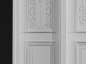 door classic anzory 3D Model