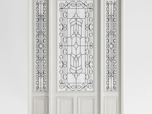 door classic anzory 3D Model