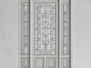 door classic anzory 3D Model