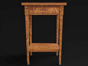 tavolino impero con inizio '700 Modello 3D