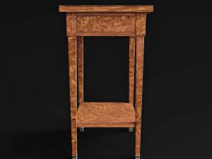 empire occasional table with early 18th Model 3D