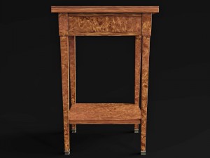 empire occasional table with early 18th Model 3D