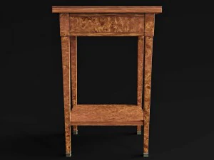 empire occasional table with early 18th 3D Model