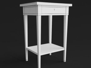 empire occasional table with early 18th Model 3D