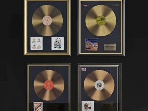 gold vinyls set 3D 模型