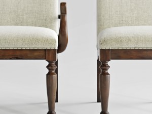 hooker furniture archivist upholstered chair 3D Model