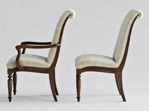 hooker furniture archivist upholstered chair 3D Model